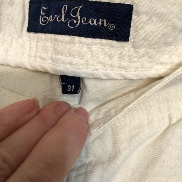 EARL JEANS size 31 creamy white trouser jeans like new - Picture 8 of 16